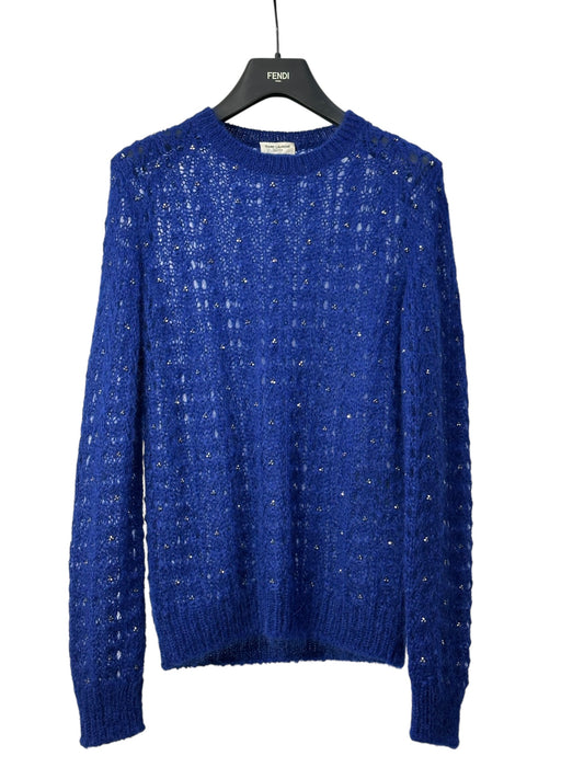 Mohair sweater with crystals