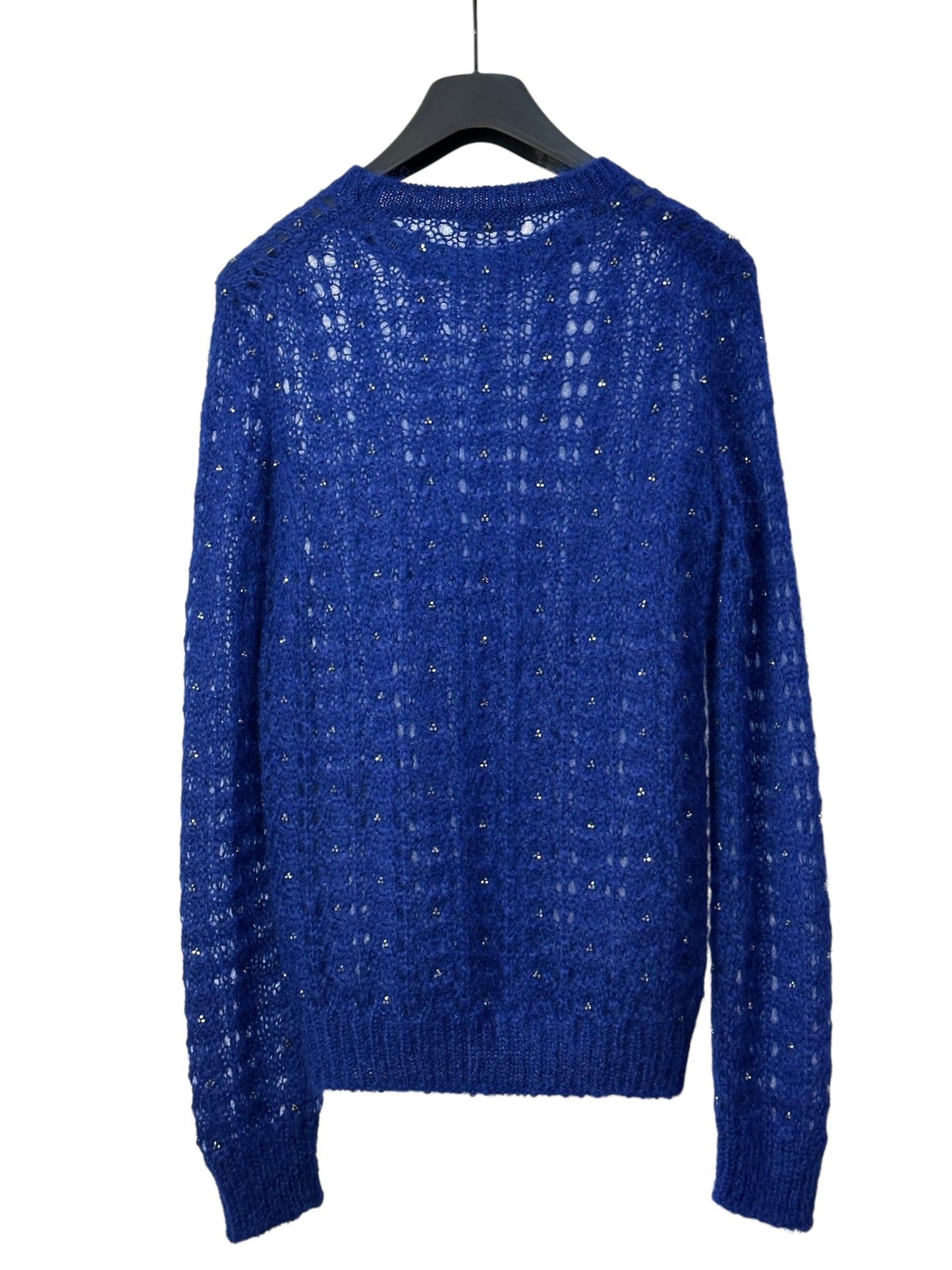 Mohair sweater with crystals