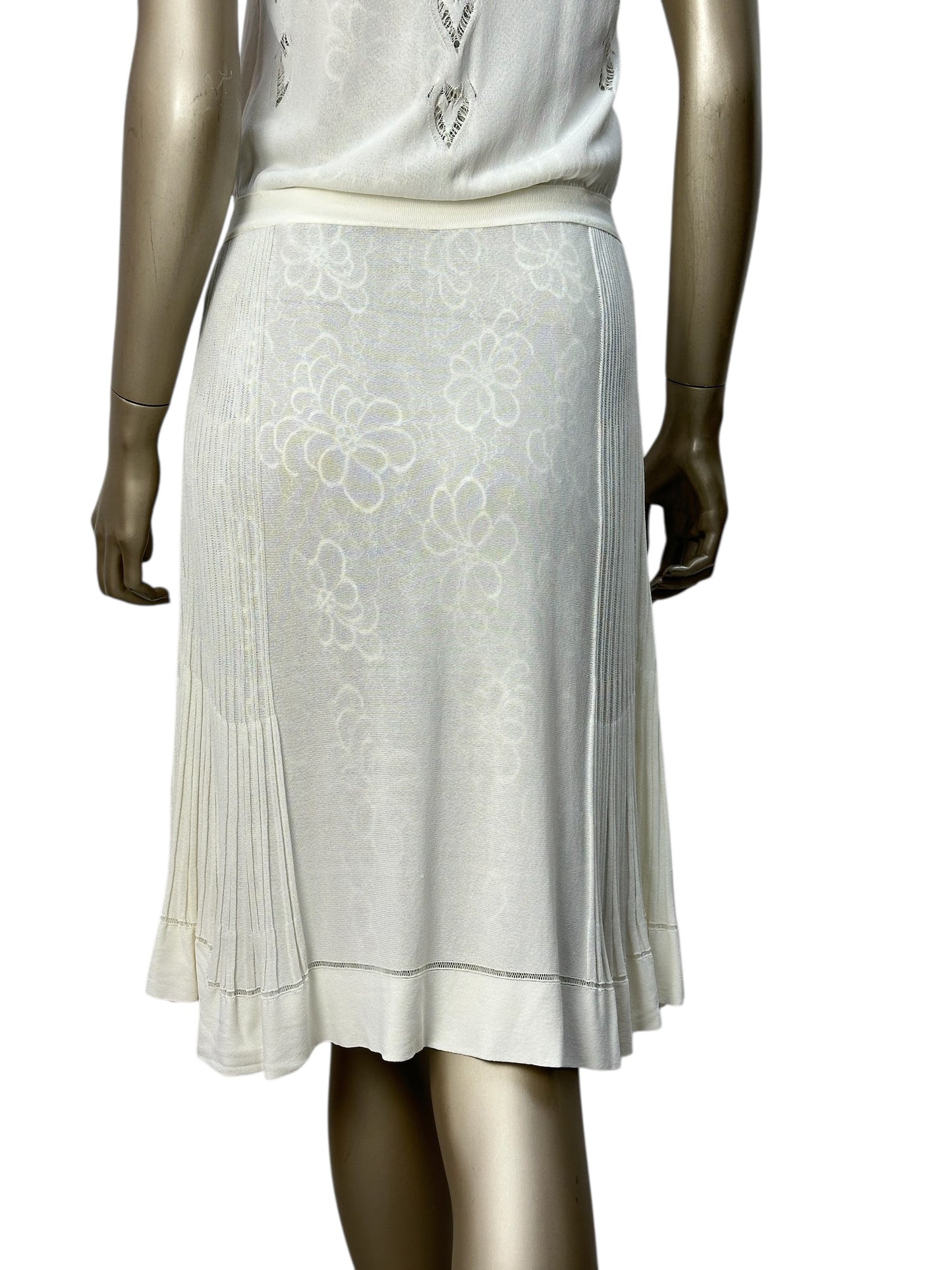 Lace-trimmed slip dress