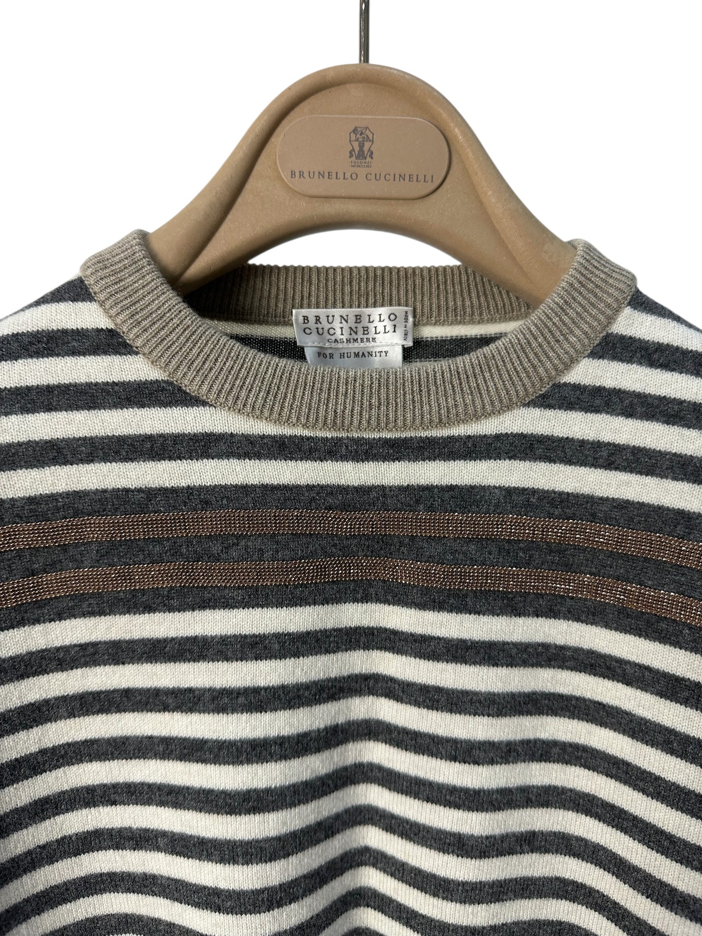 Striped cashmere sweater
