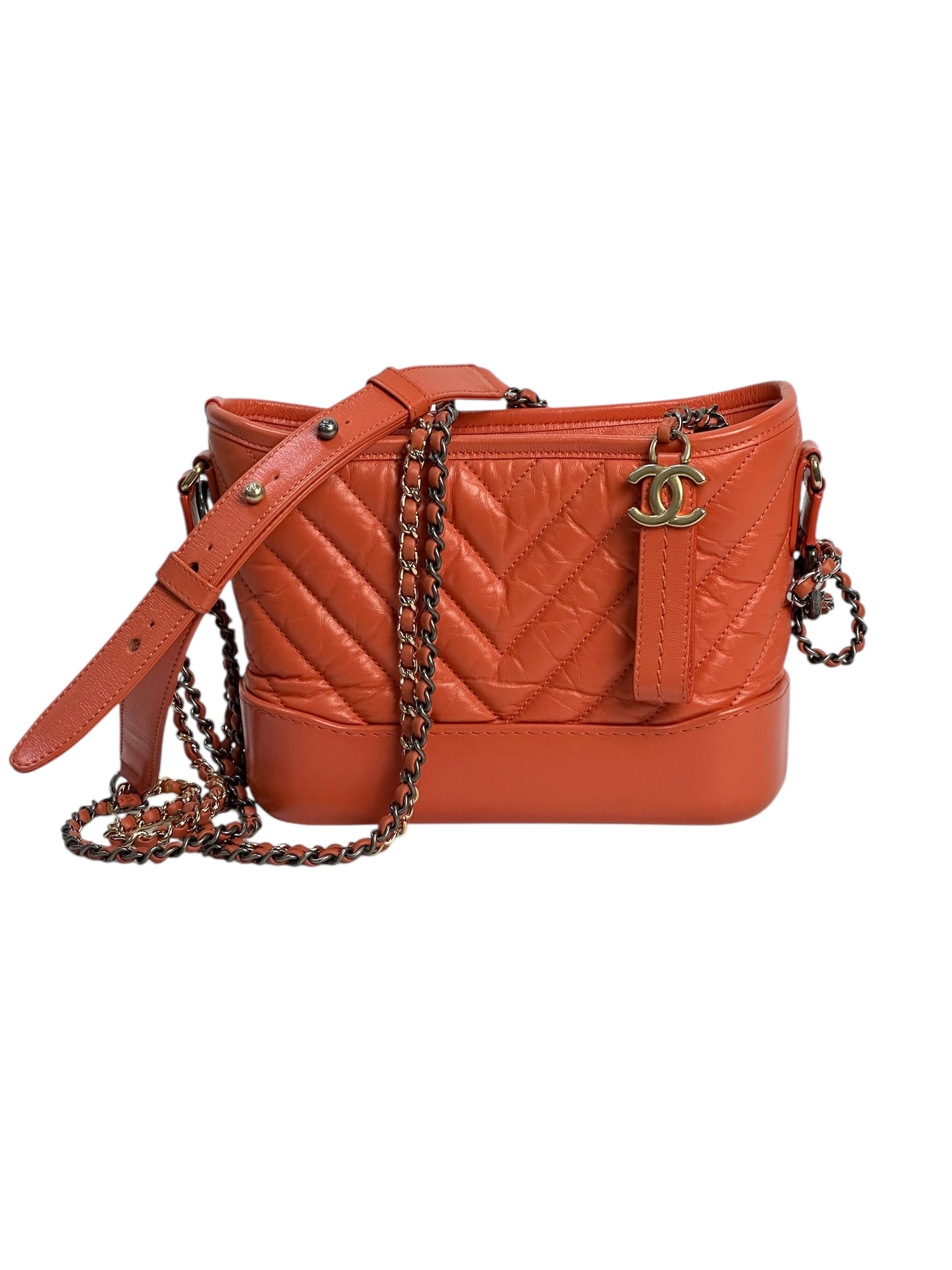 Gabrielle Mini quilted leather crossbody