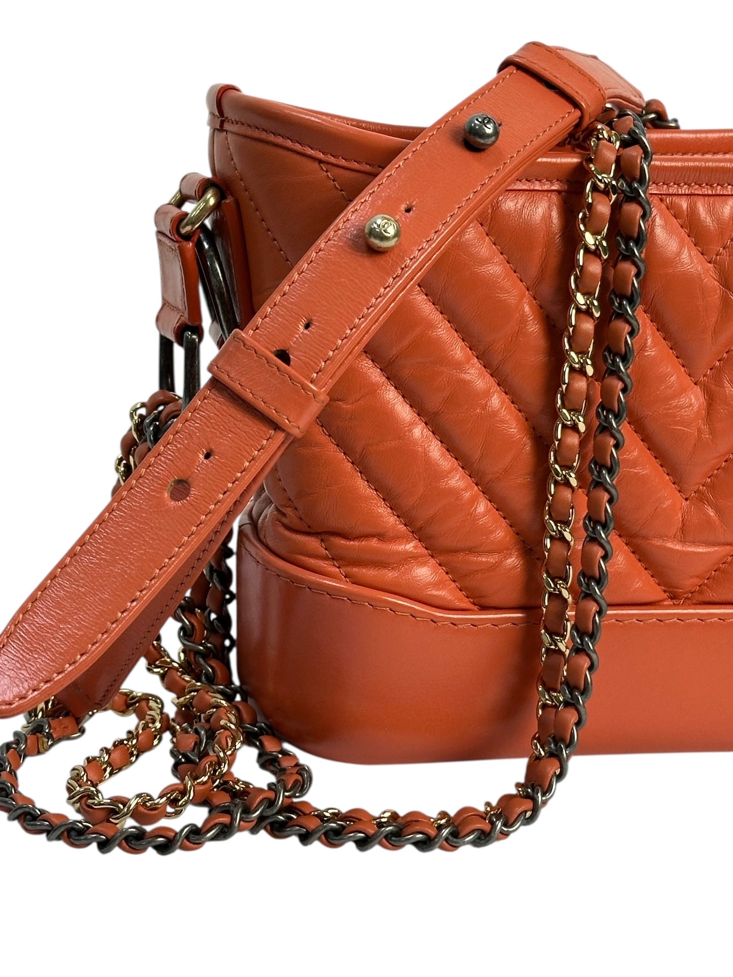 Gabrielle Mini quilted leather crossbody