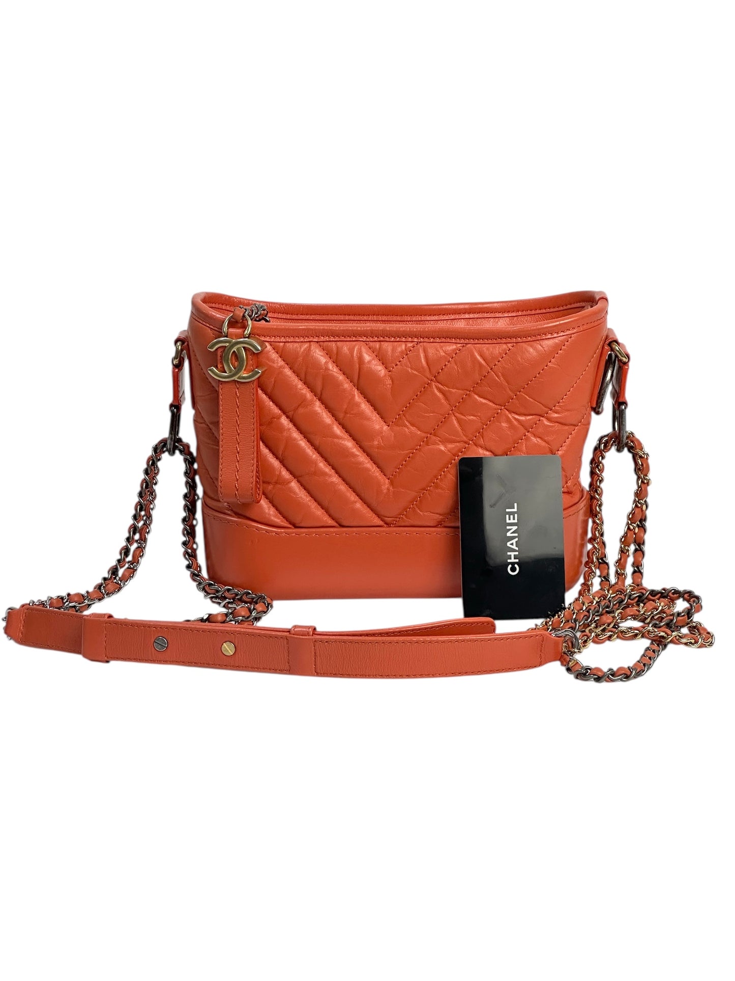 Gabrielle Mini quilted leather crossbody