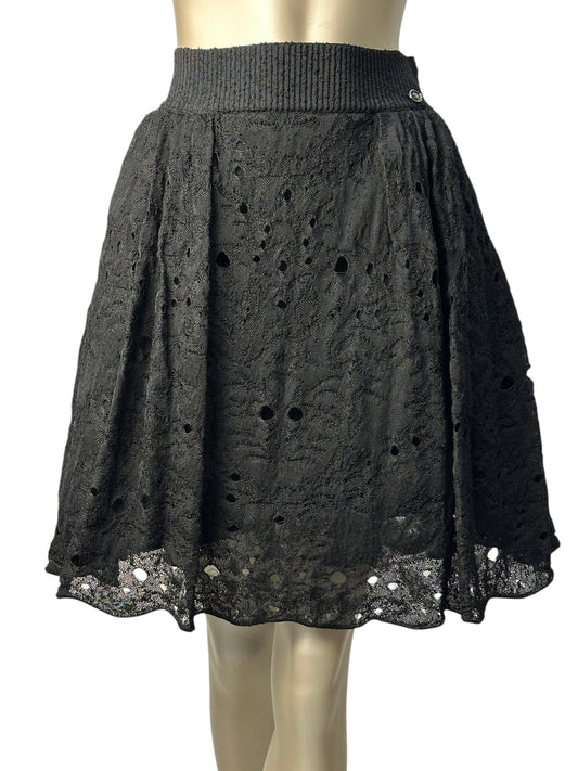 Chanel – ajour midi skirt in viscose