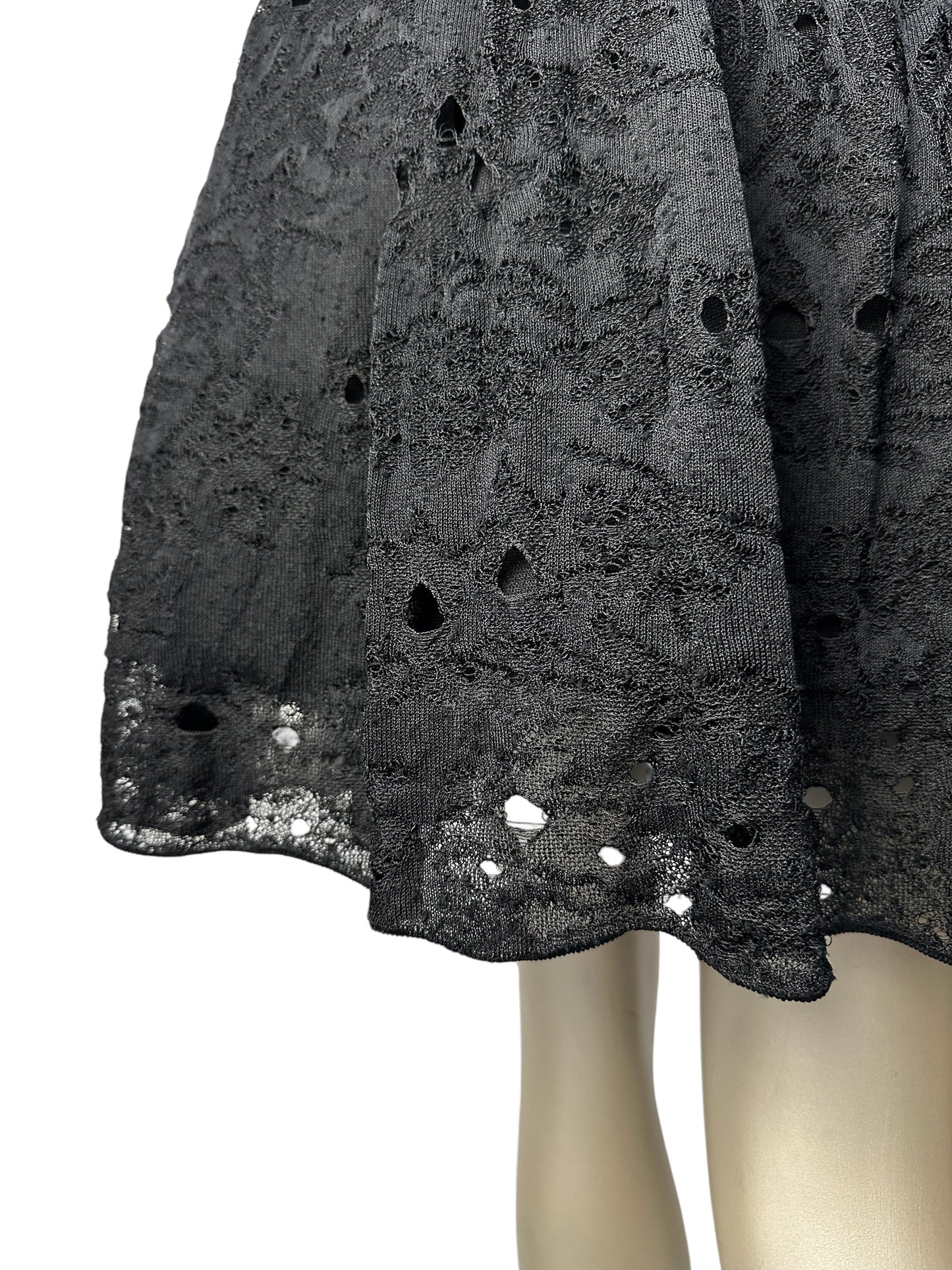 Chanel – ajour midi skirt in viscose