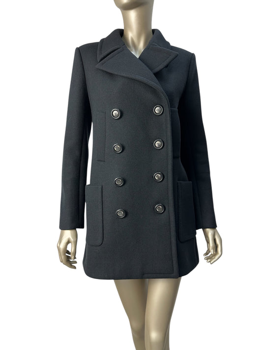 Chanel double-breasted wool coat
