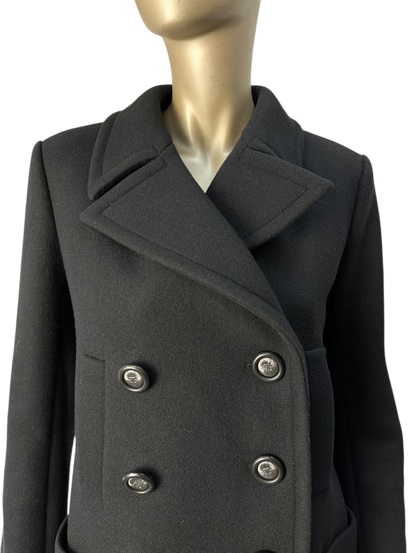 Chanel double-breasted wool coat