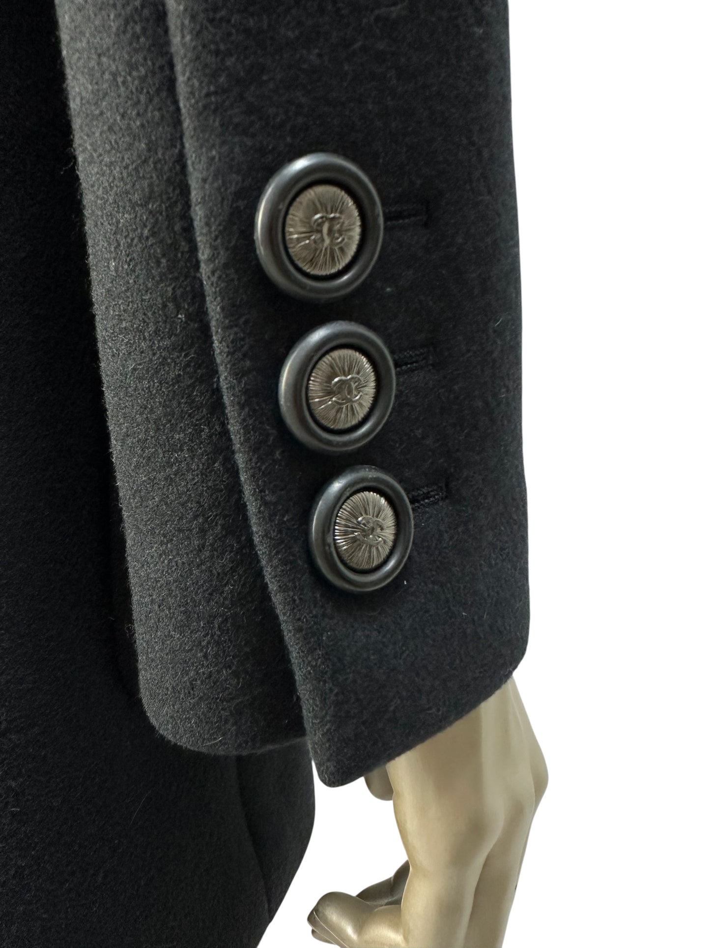 Chanel double-breasted wool coat