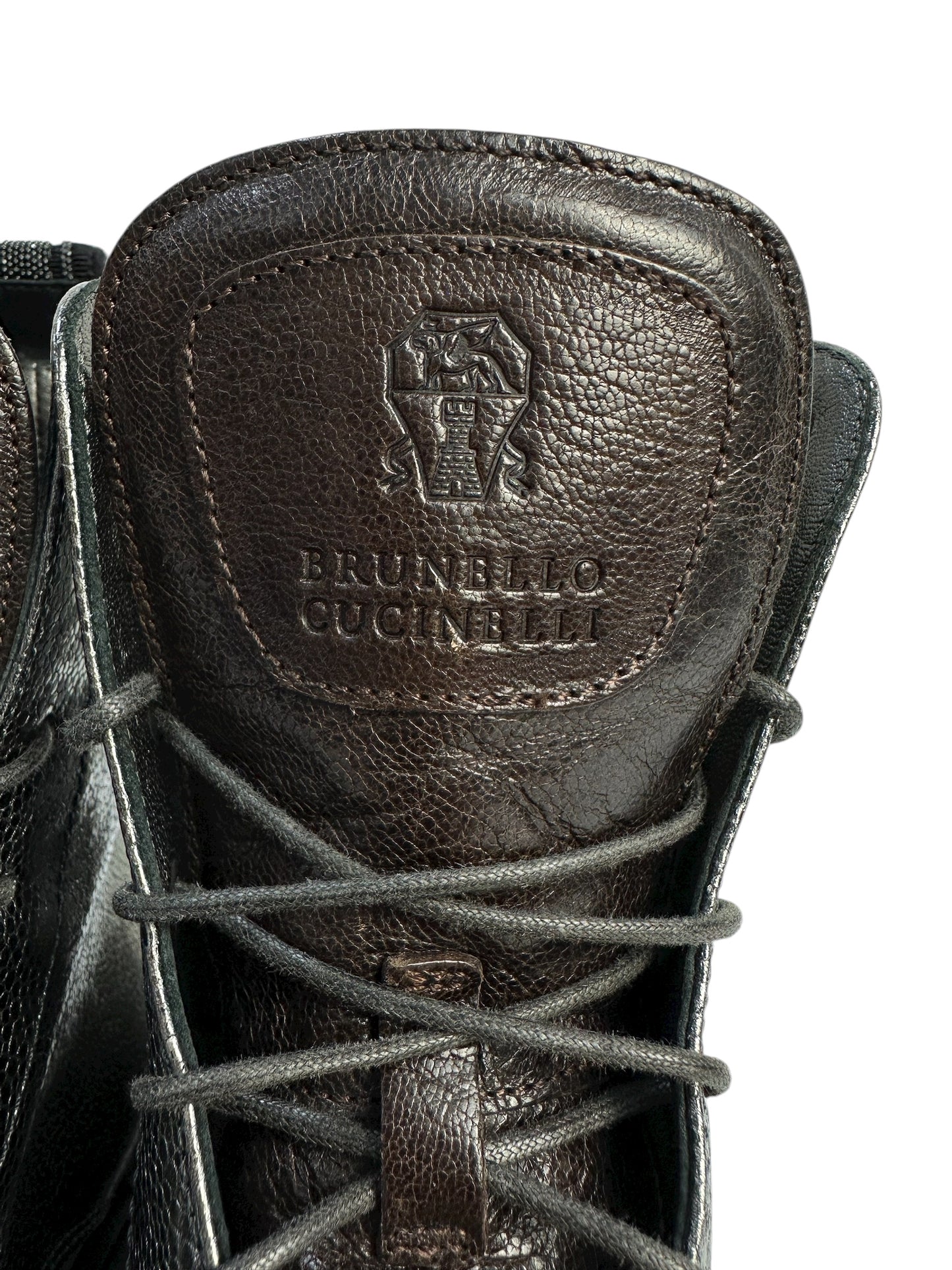 Brunello Cucinelli leather boots