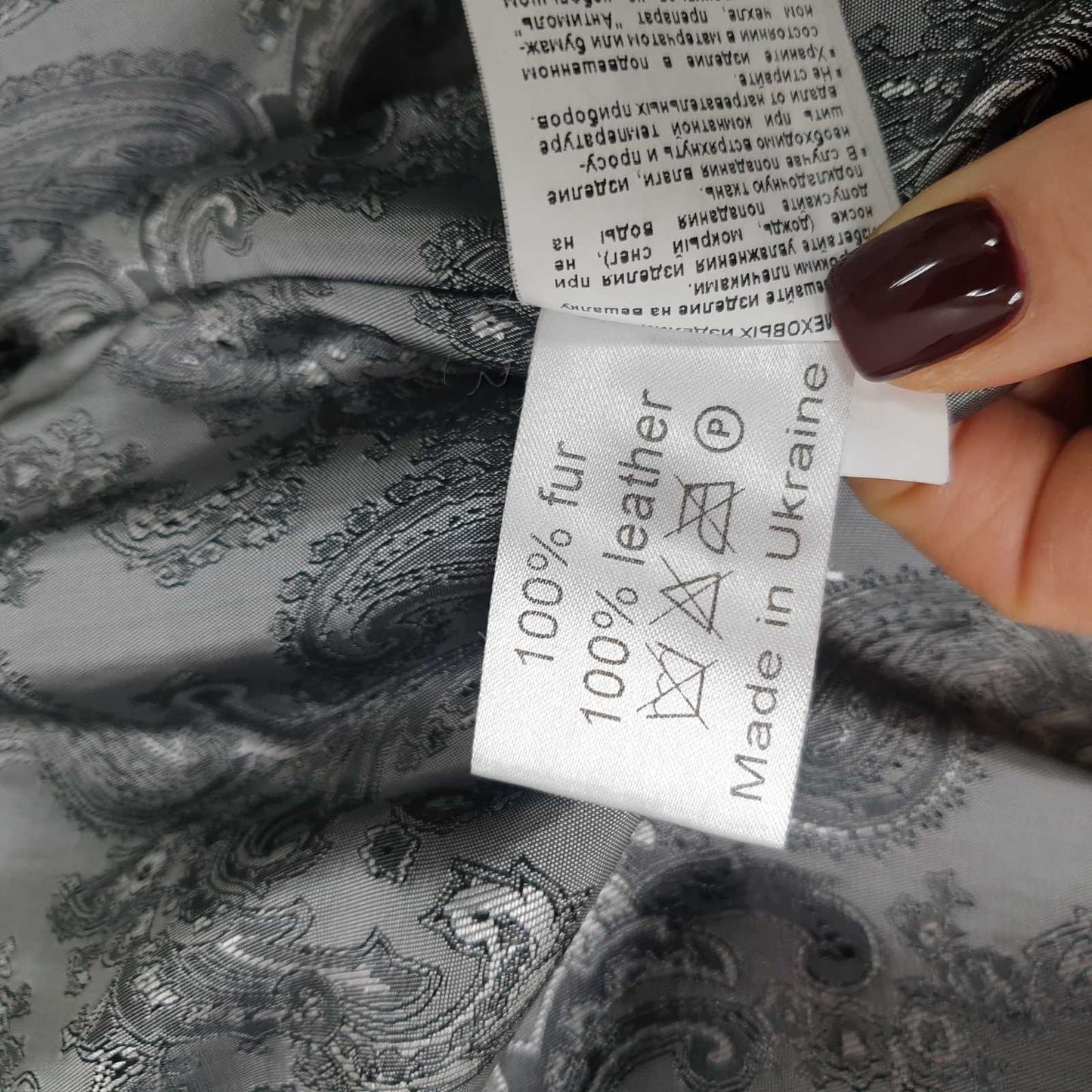 Natesse Chinchilla Fur Coat - Size L Pre-owned