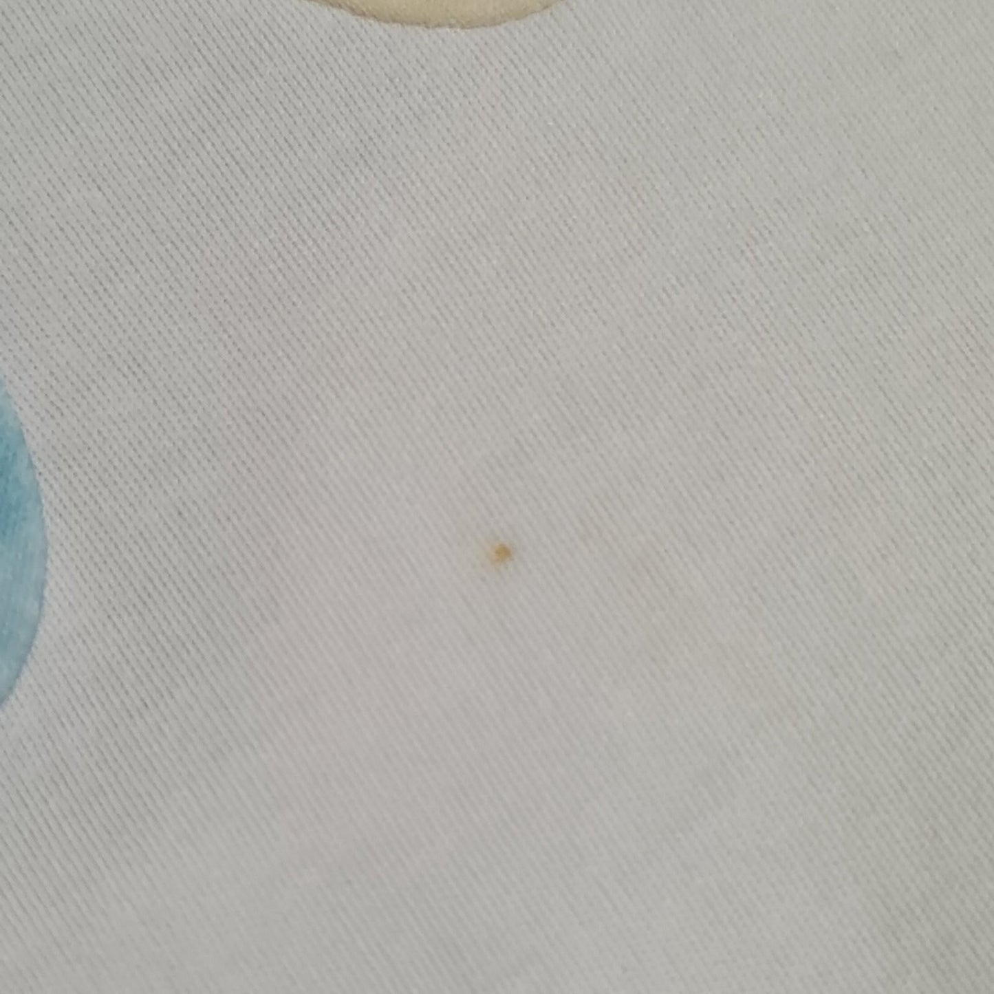 Louis Vuitton White/Blue Logo Tee - Size M Pre-owned