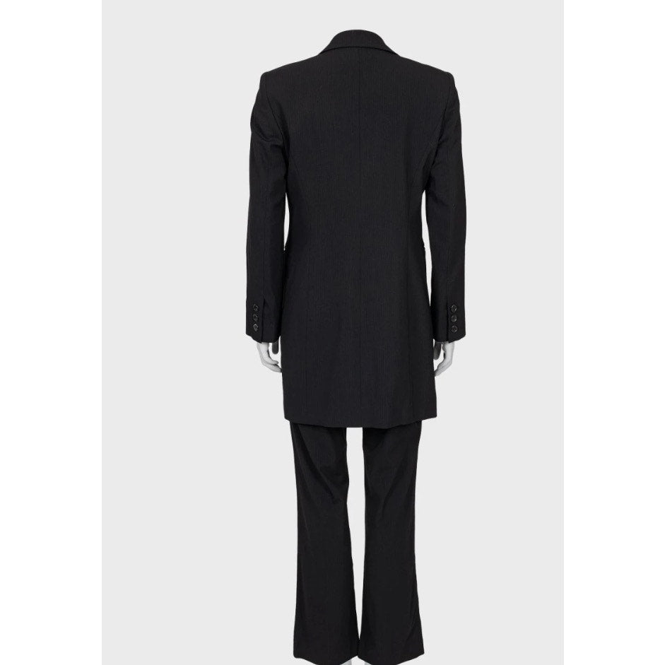Gianfranco Ferré Black Wool Suit - US8/L Pre-owned
