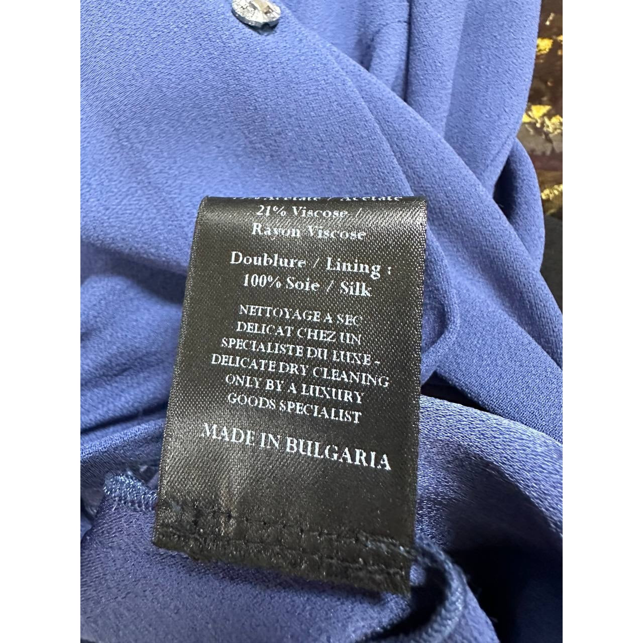 Azzaro Indigo Belted Jumpsuit sz.38