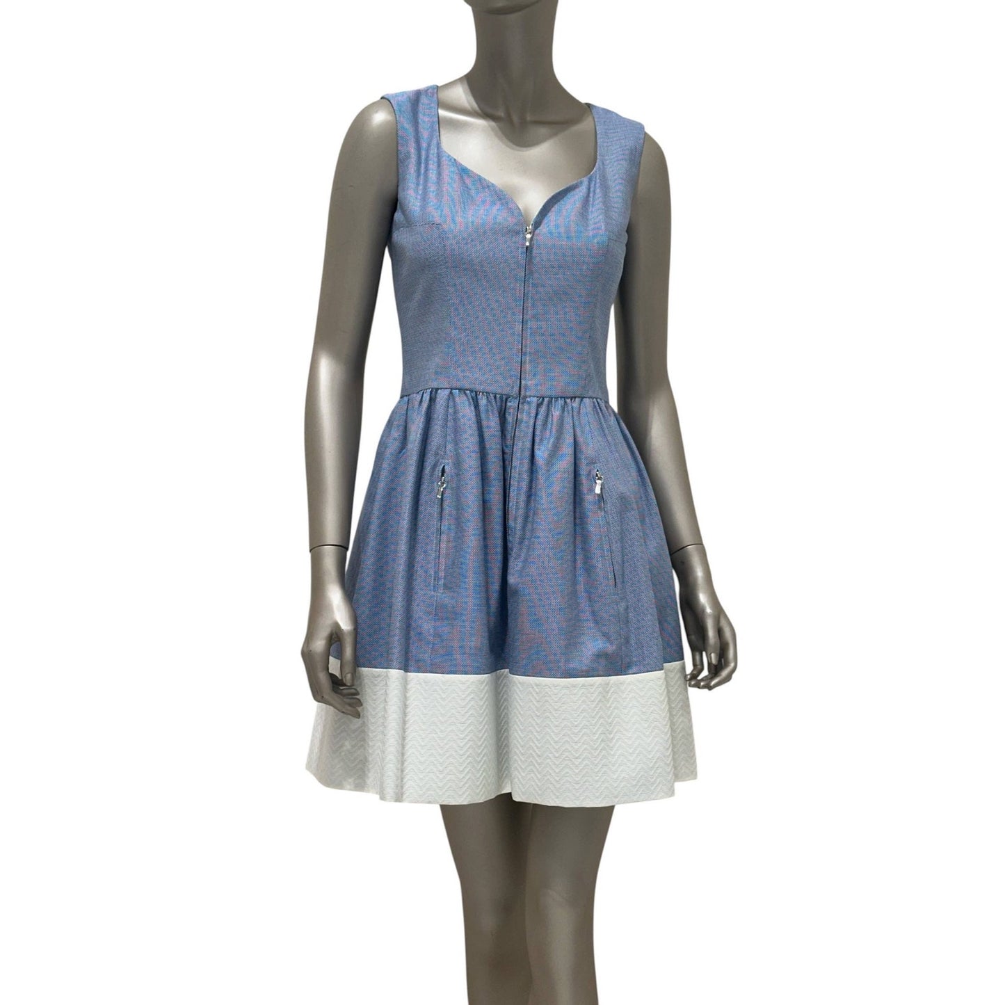 Chanel Blue Dress with Cape – Spring 2013 Collection – Sz. 36 Pre-owned