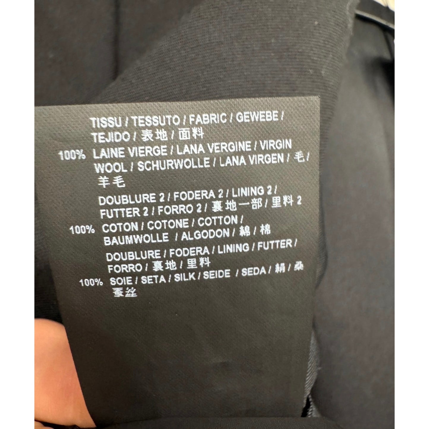 Saint Laurent Black Wool Jacket - Women's IT44/L pre-owned