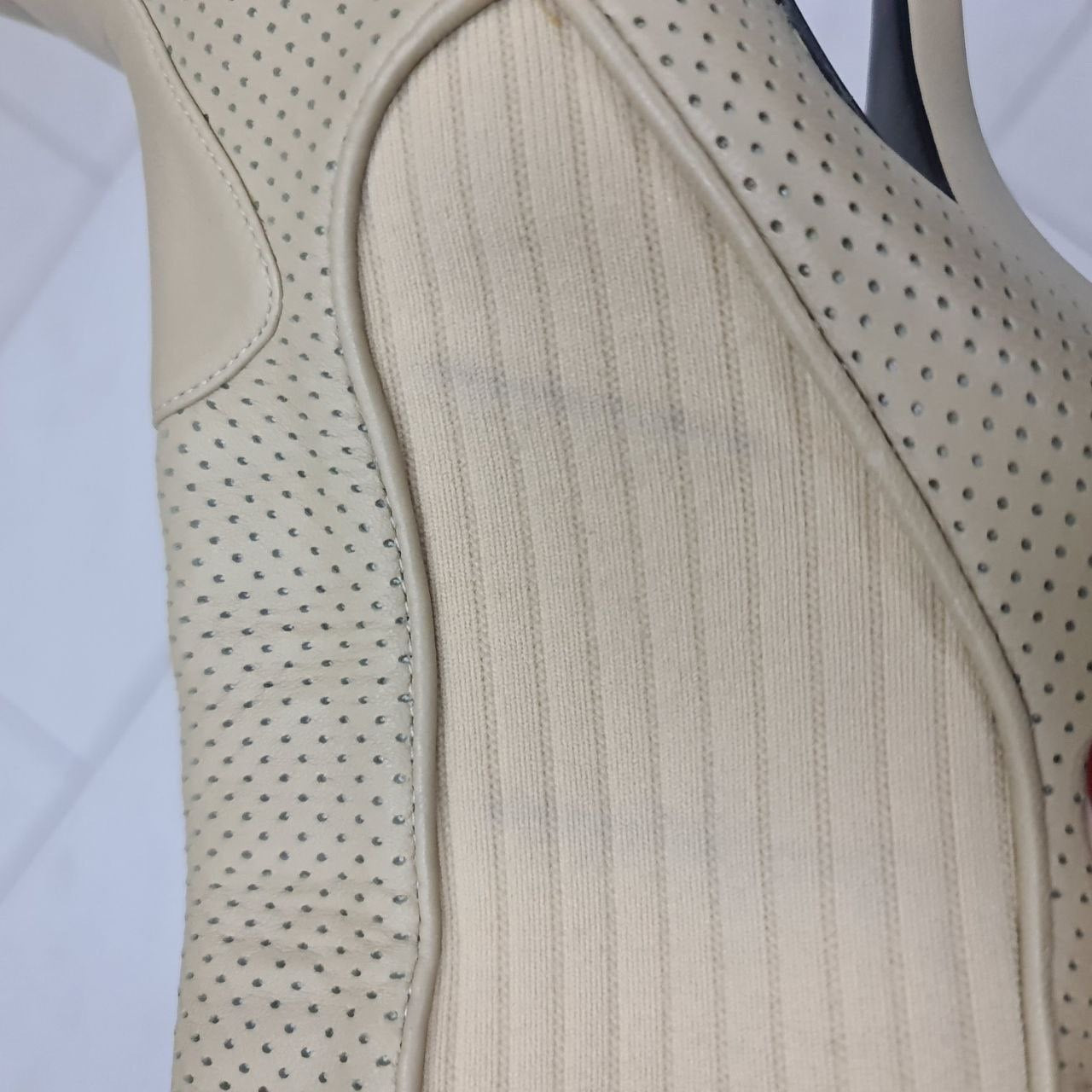 Fendi beige ankle boots with stretch-knit panel Sz.38 Pre-owned