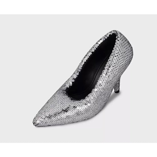 Balenciaga Gray Sequin Stiletto Pumps Size 39 Pre-owned