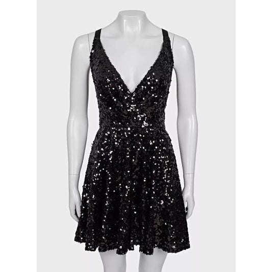 Dolce & Gabbana Black Sequin Party Dress - Size IT42/M pre-owned