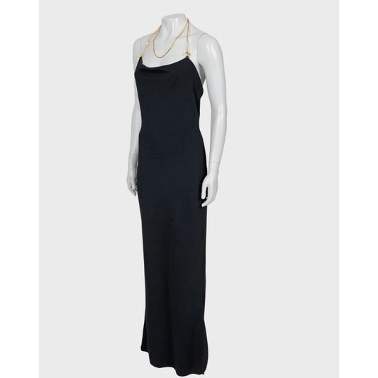 Bottega Veneta Black Maxi Dress Sz.38 Pre-owned