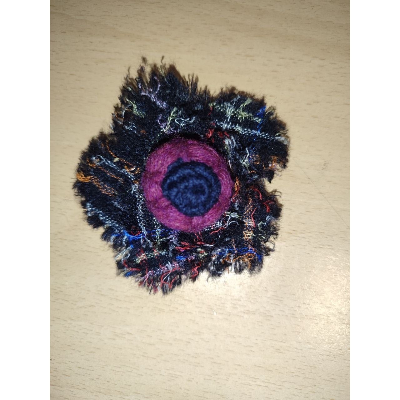 Chanel Fall 2013 RTW Raw-Edge Multicolor Brooch Pre-owned