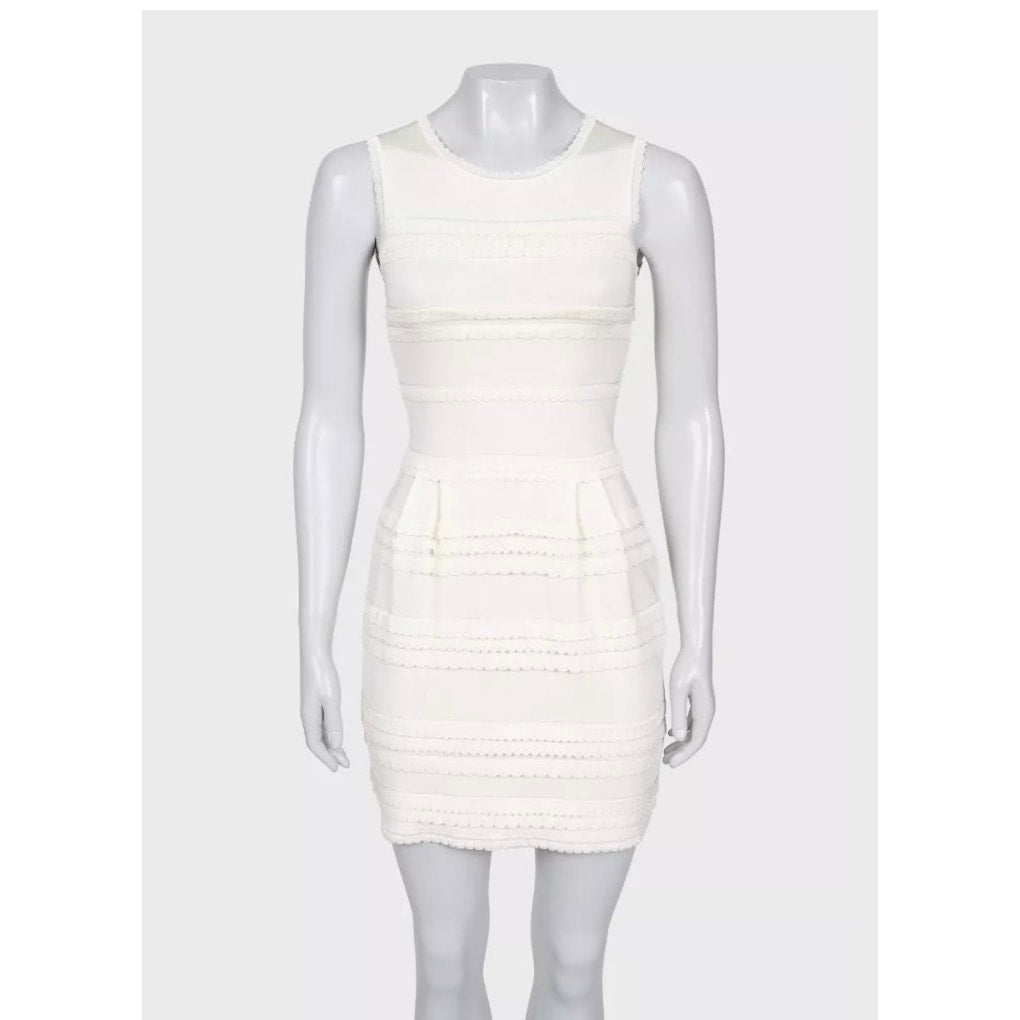 Christian Dior White Dress & Jacket Set - Size S Pre-owned