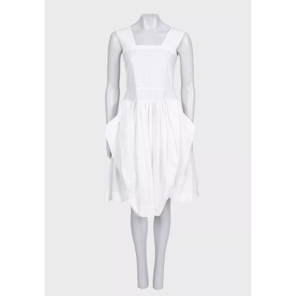 Vivienne Westwood White Vintage Button-Front Dress EU 40 L pre-owned