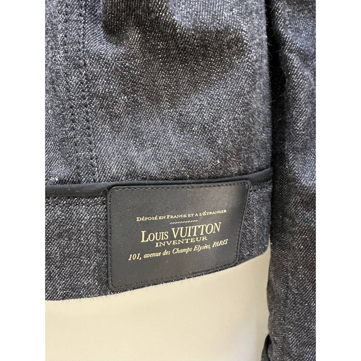 Louis Vuitton Denim Jacket  Gold Buttons Women’s Size 36 Pre-owned