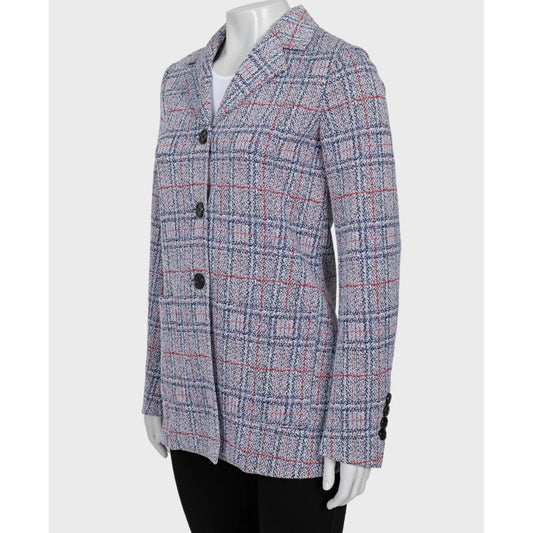 Celine Checked Blazer - Cotton Blend, Silk Lined - Size 36 Pre-owned