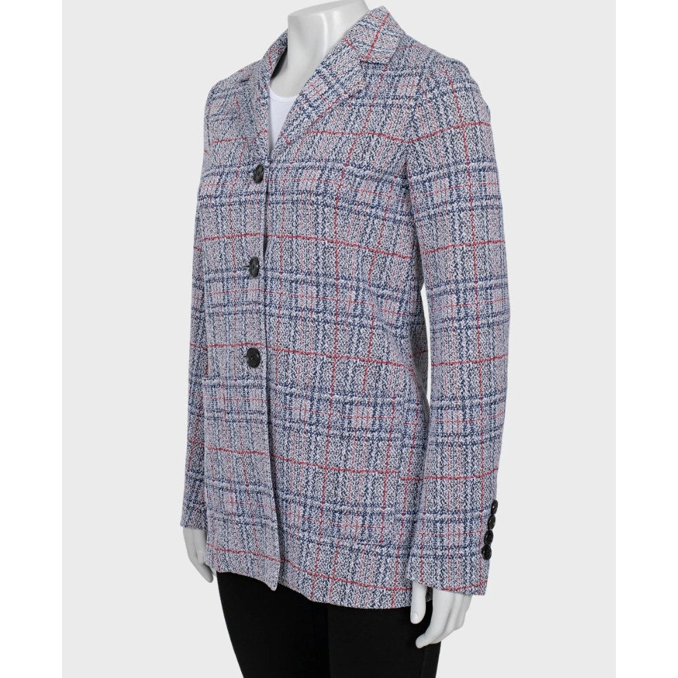 Celine Checked Blazer - Cotton Blend, Silk Lined - Size 36 Pre-owned