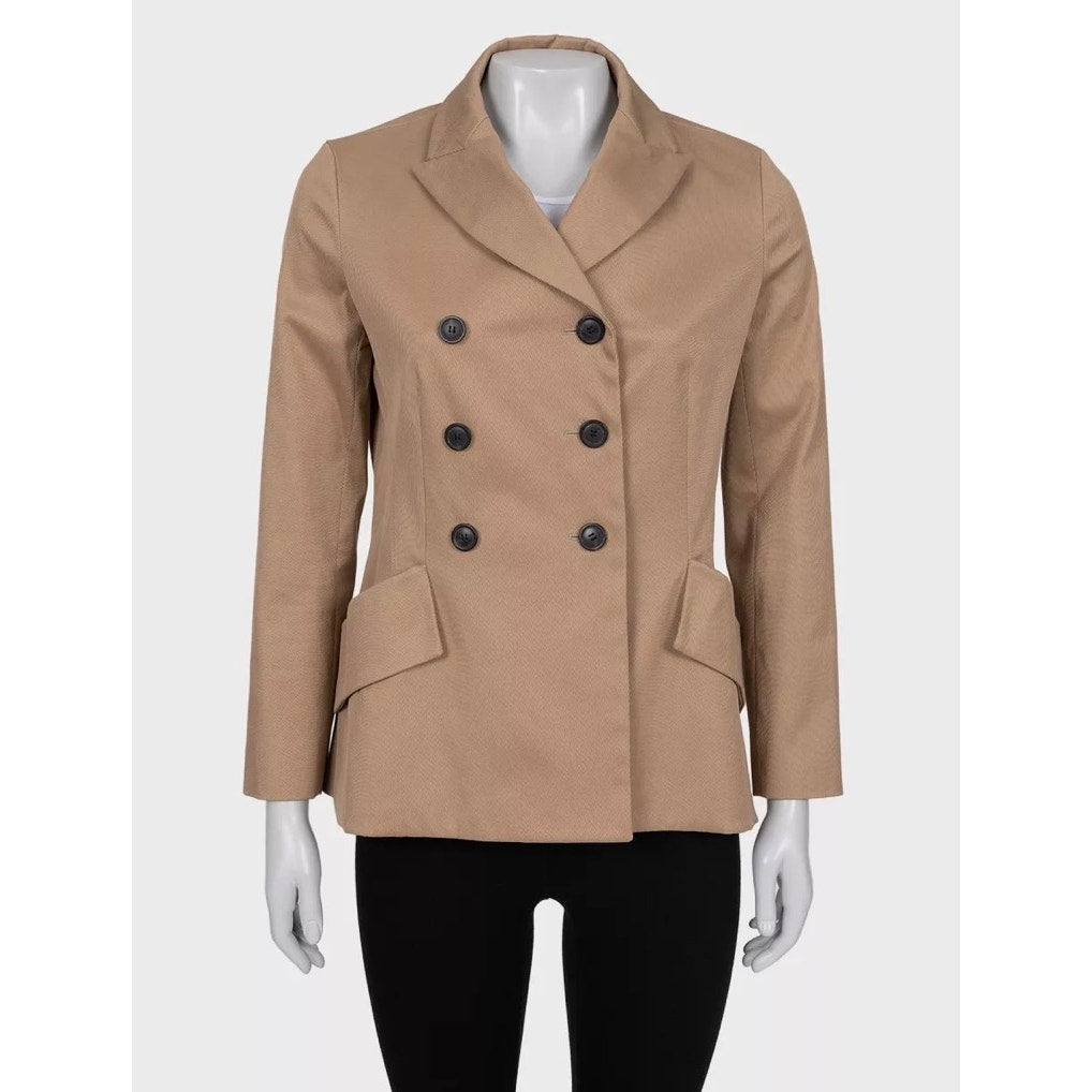 Christian Dior Brown Corduroy Double-Breasted Jacket Sz.40/L Pre-owned