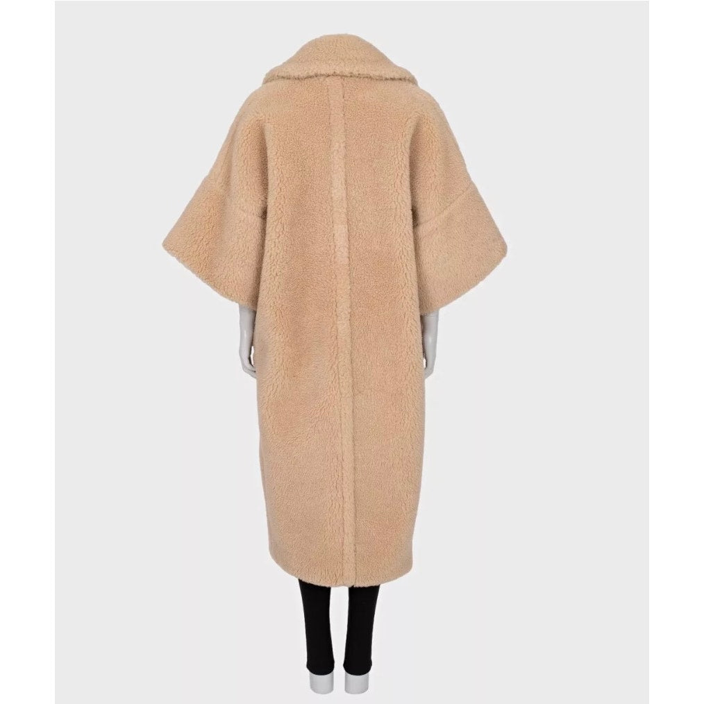 Max Mara Beige Teddy Coat - Size 44/L  Pre-owned