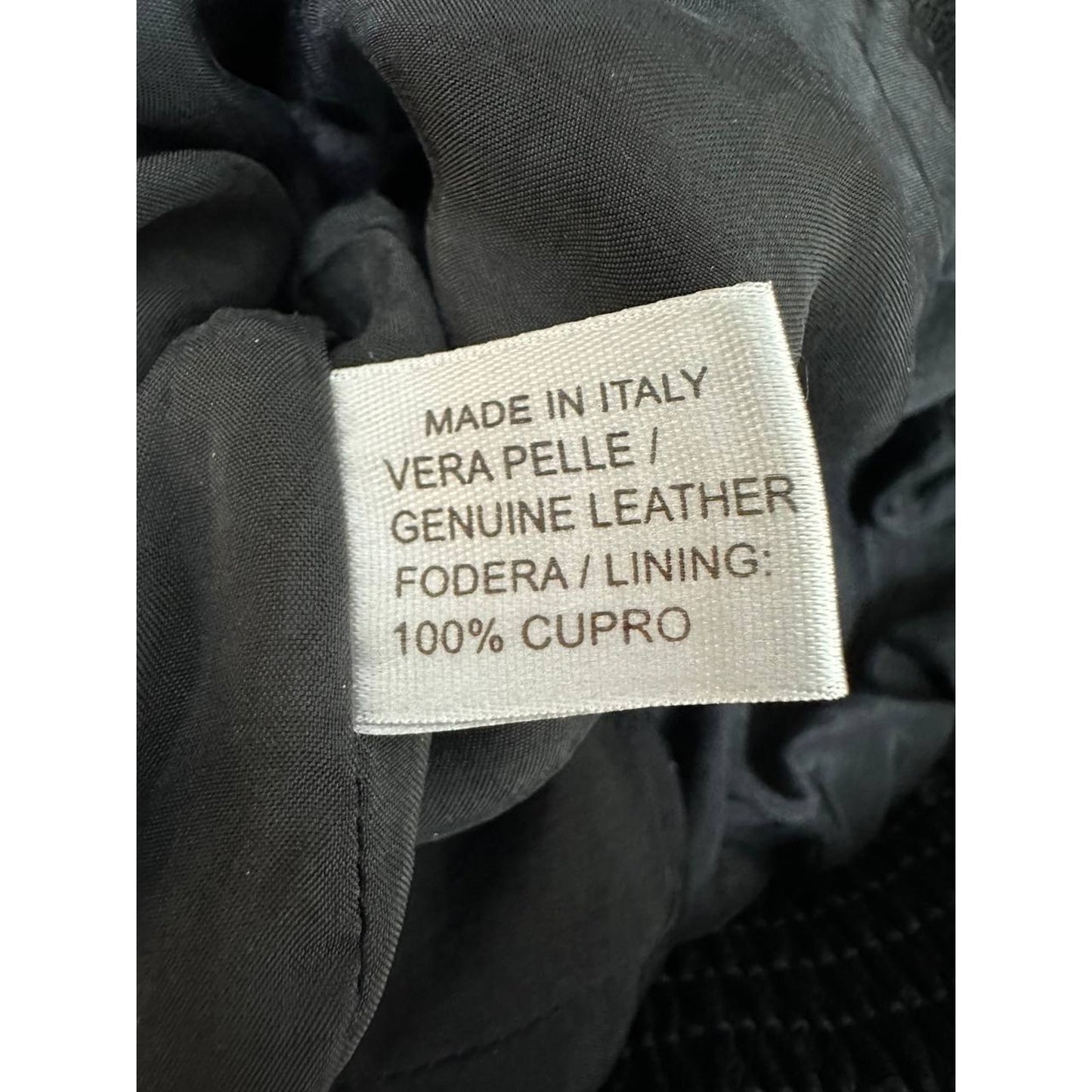 Bottega Veneta Black Leather Jacket Sz.42 Pre-owned