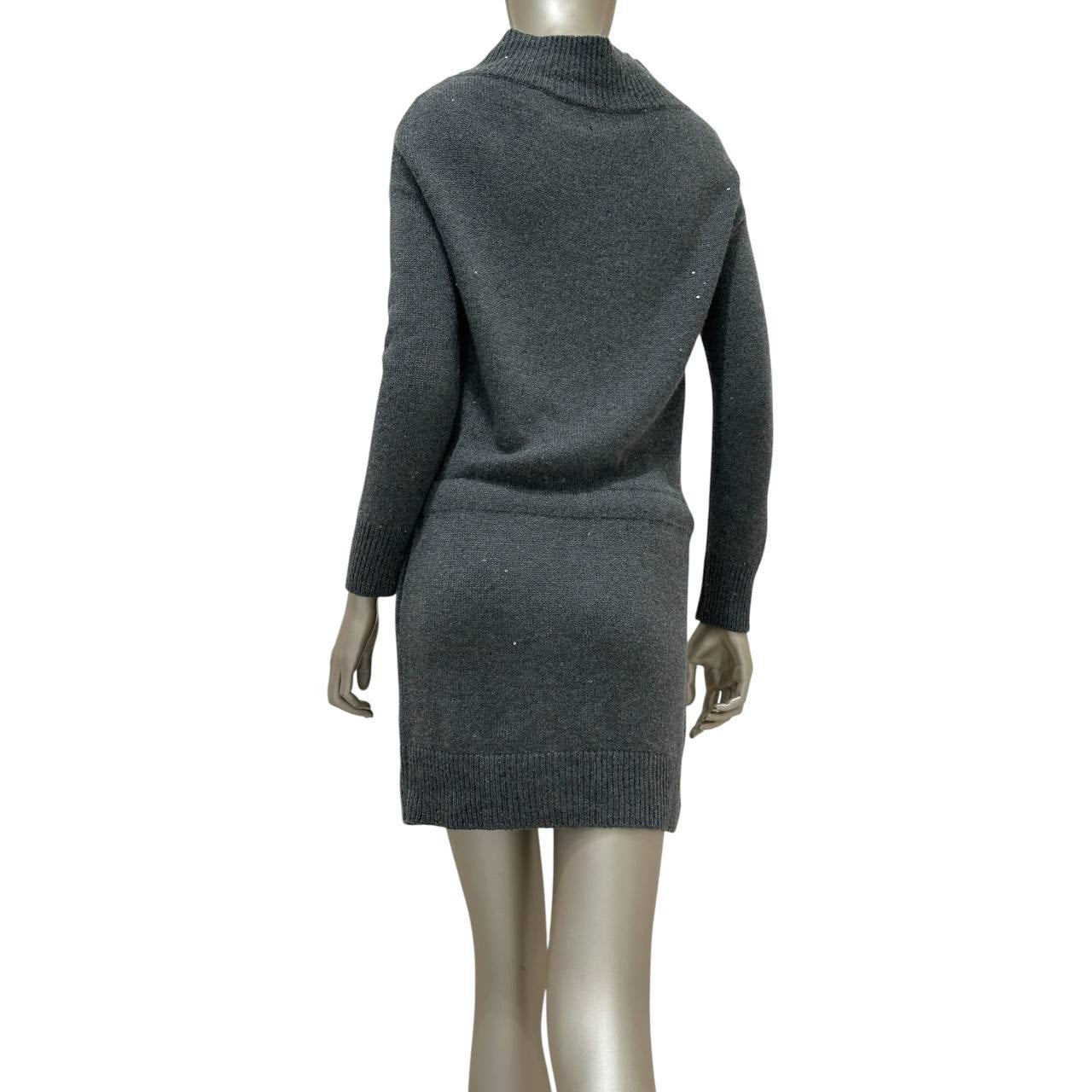 Brunello Cucinelli Elegant Wool Leather Belt  Dress Sz.XS/S pre-owned