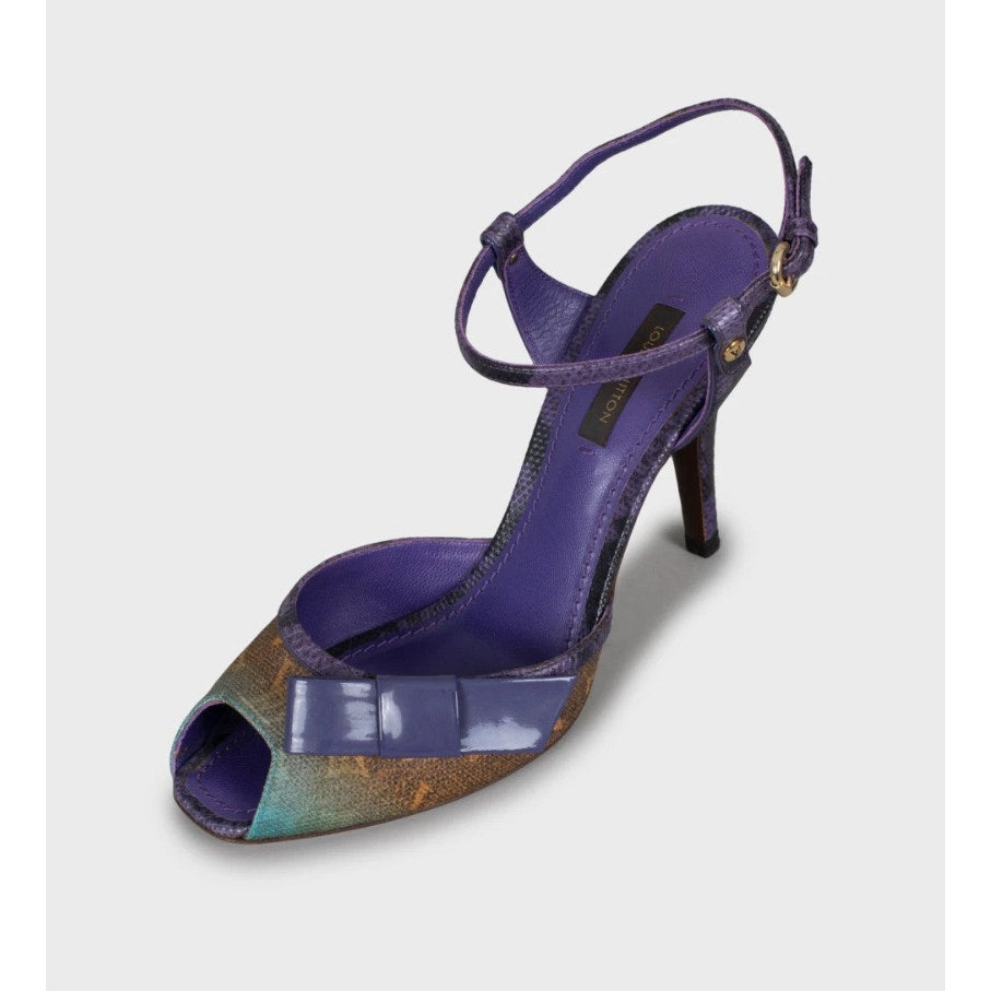 Louis Vuitton Limited Edition Purple Flash Jokes Sandals Sz.37 Pre-owned