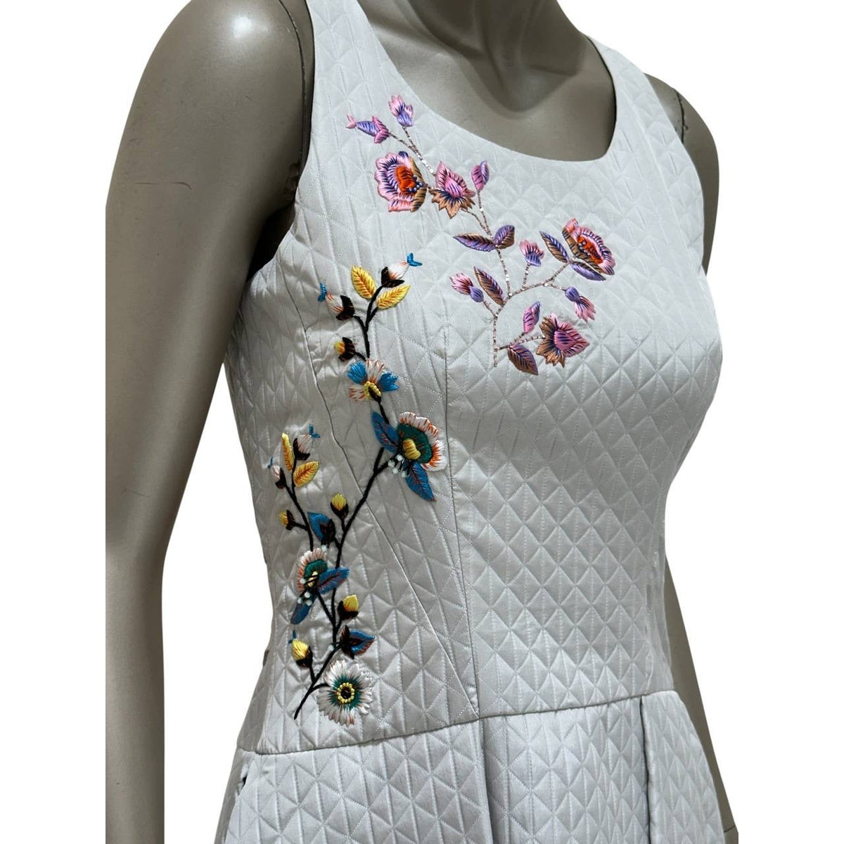 Christian Dior Quilted Midi Dress  Sz.38 Pre-owned