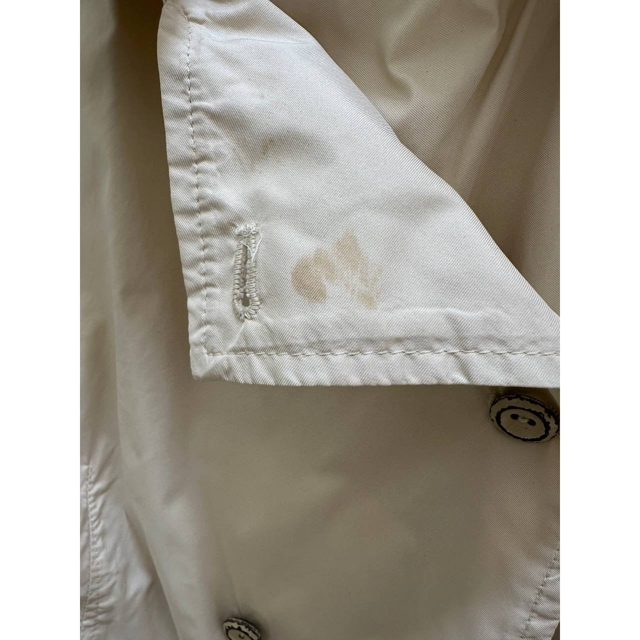 Ermanno Scervino Chic Ivory Fitted Jacket Sz.44 It Pre-owned