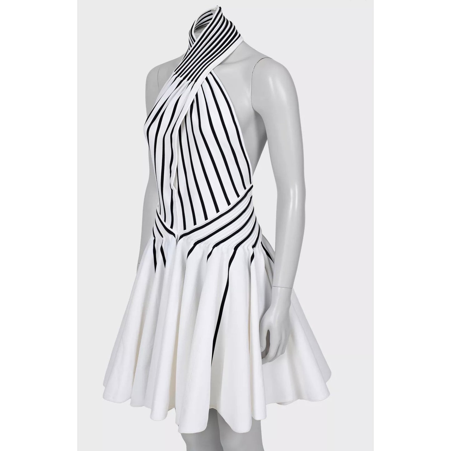 Bottega Veneta Chic Striped Fitted Dress Sz.XS Pre-owned