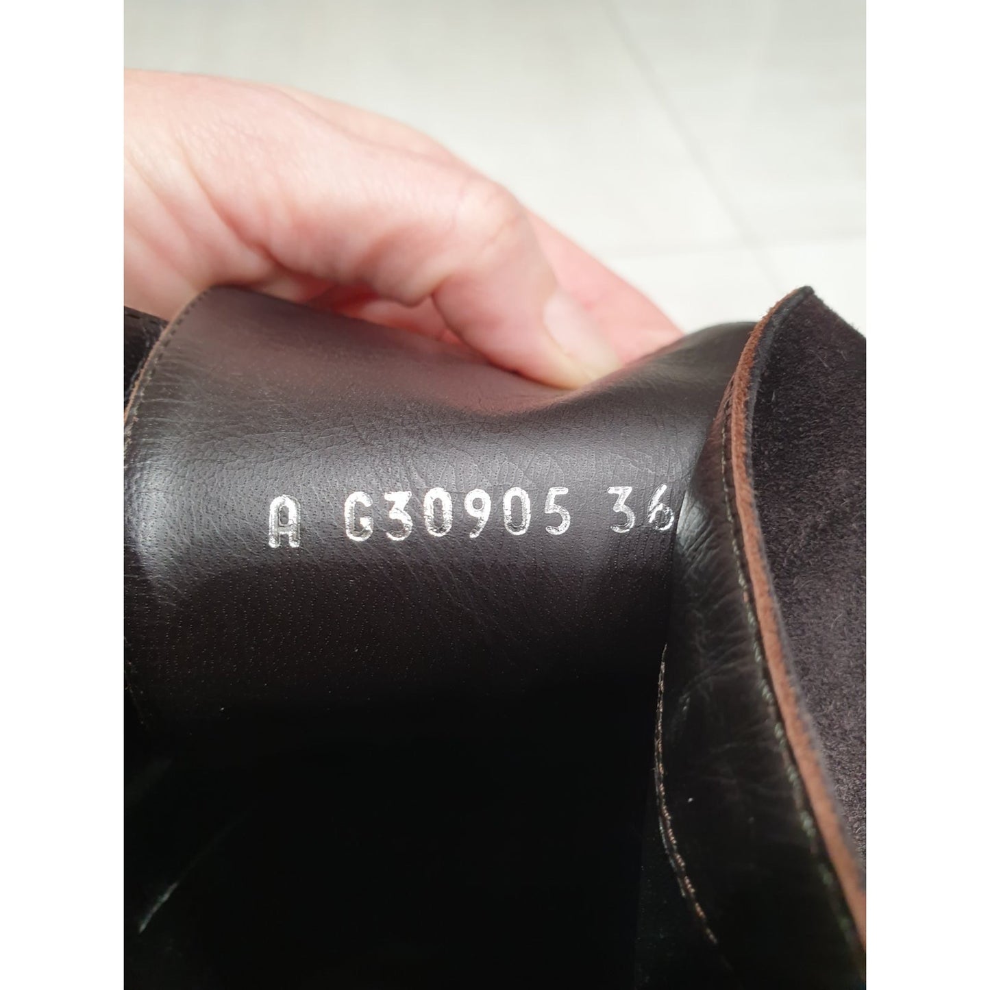 Chanel Paris-Salzburg Brown Suede Over-the-Knee Boots Sz.36 Pre-owned
