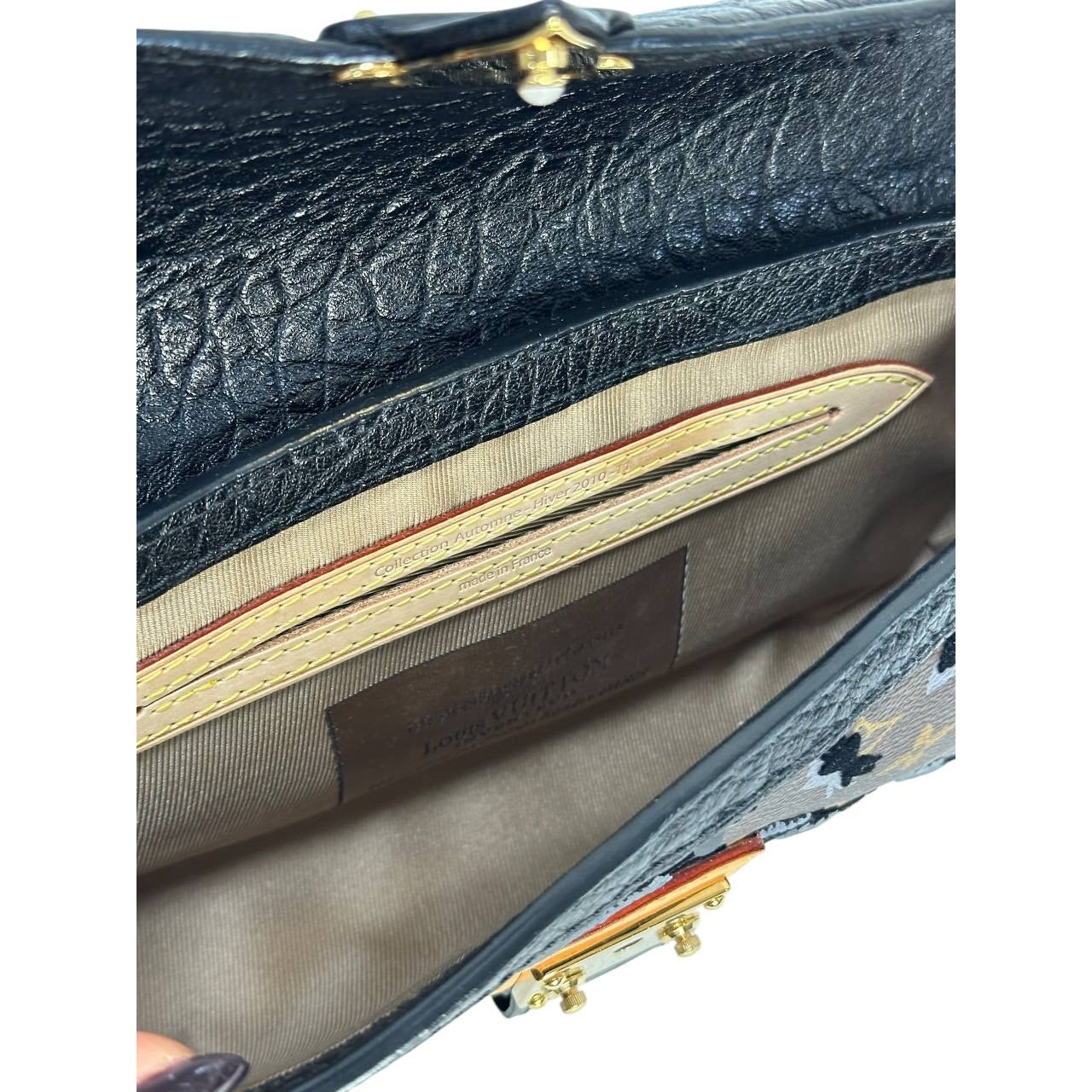 Louis Vuitton Limited Edition Fleur de Jais Clutch pre-owned