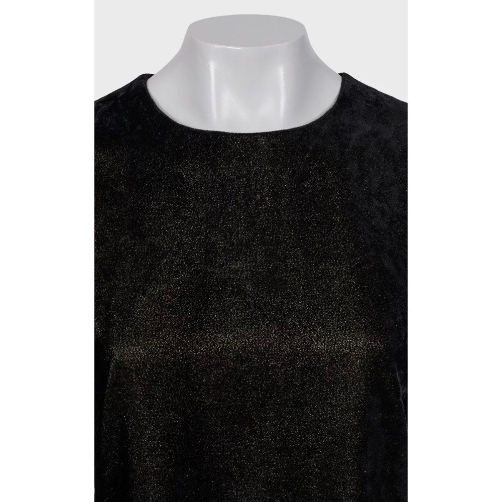 Vintage Versace Versus Black Fitted Dress - Size 44/L Pre-owned