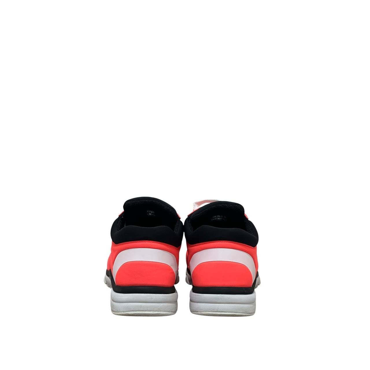Chanel Orange Neon Athletic Sneakers Sz 39.5 pre-owned