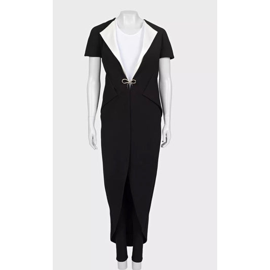 Balenciaga Black & White Cardigan with Pockets - Size 36/S pre-owned