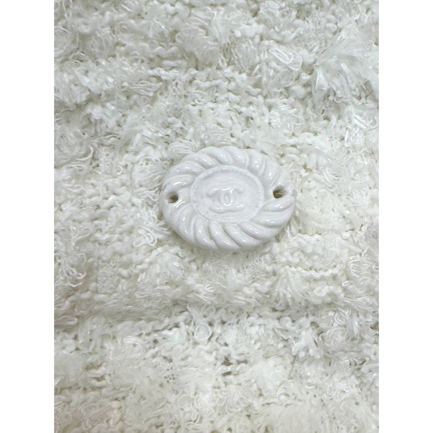 Chanel Tweed Ivory Mini Skirt  Sz.40 pre-owned