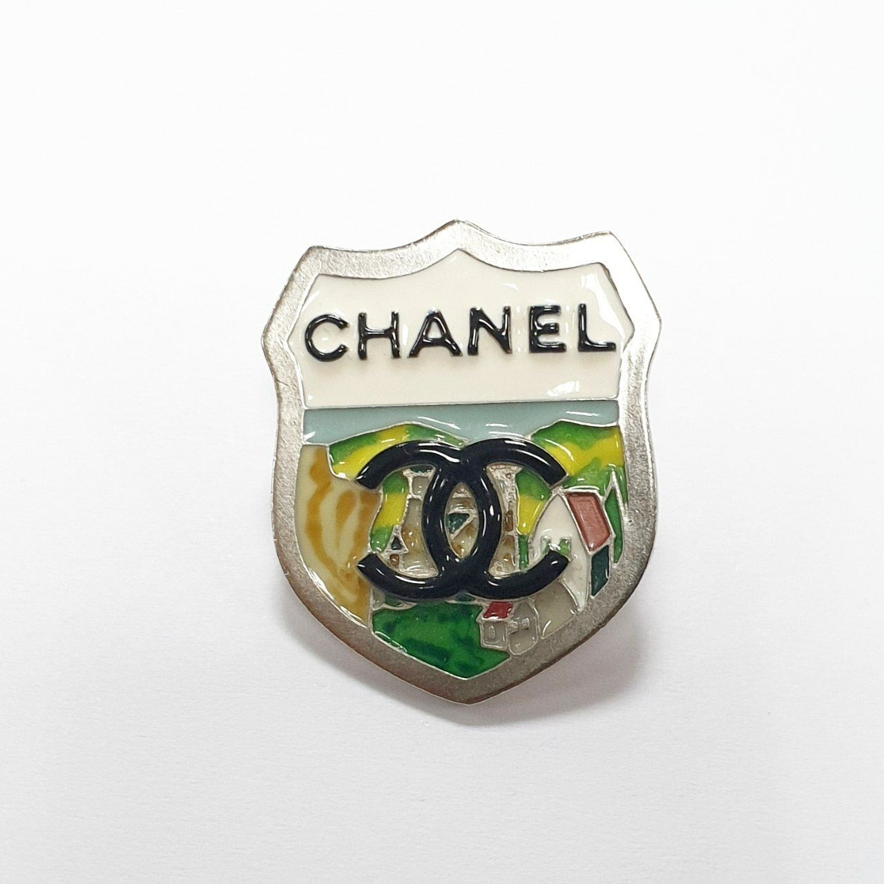 Chanel 2015 Metal  CC Pin Pre-owned