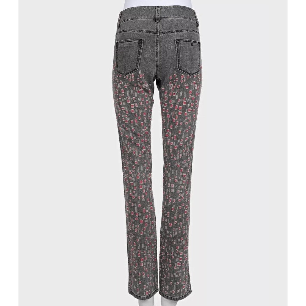 Chanel Gray Skinny Fit Jeans Sz.36 Pre-owned