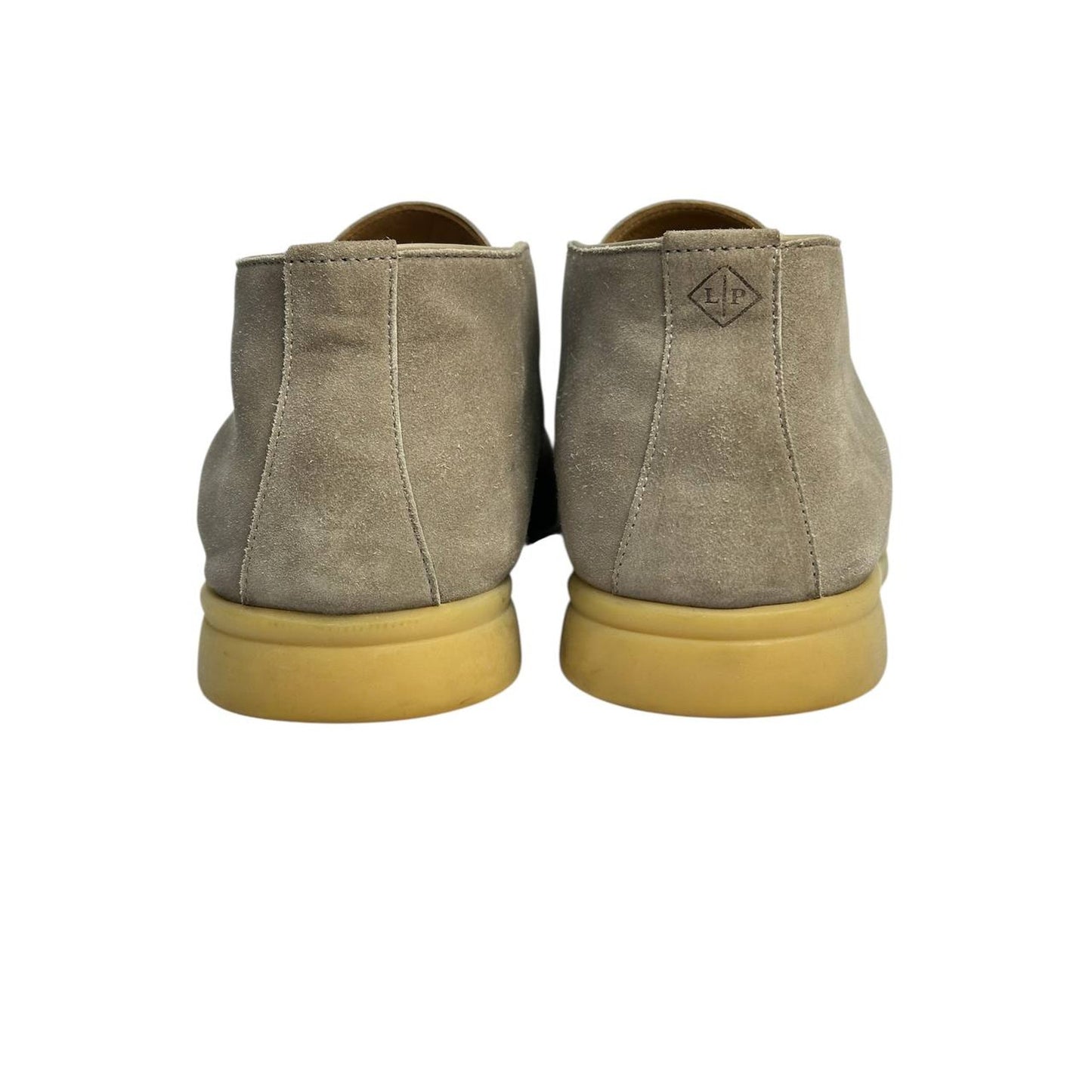 Loro Piana Dark Beige Suede Loafers Sz.38 Pre-owned