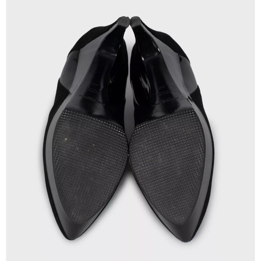 Saint Laurent Black Suede Ankle Boots - EU 40 pre-owned