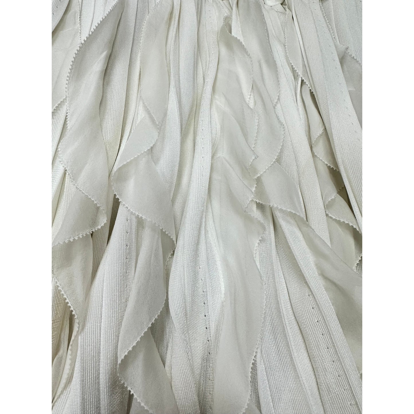 Givenchy White Mini Dress Sz.L Pre-owned