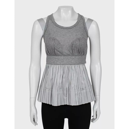 Louis Vuitton Gray Pleated Tank Top - Size 36/S pre-owned