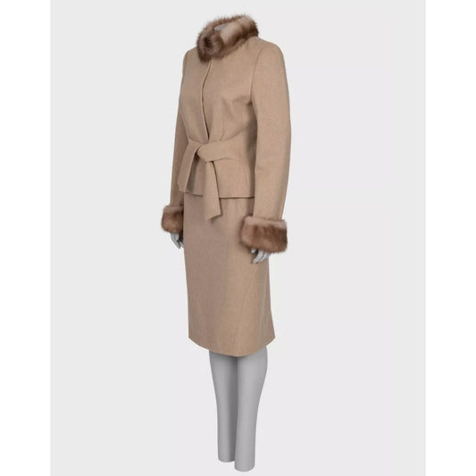 Valentino Beige Wool & Cashmere Suit IT40 / S Pre-owned